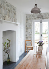 York Axelle Light Grey Stone Wallpaper