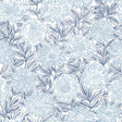 York Faustin Navy Floral Wallpaper