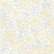 York Faustin Yellow Floral Wallpaper