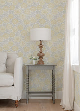 York Faustin Yellow Floral Wallpaper