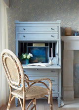 York Agathon Light Blue Floral Wallpaper