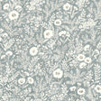 York Agathon Blue Floral Wallpaper