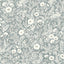 York Agathon Blue Floral Wallpaper
