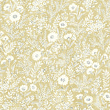 York Agathon Wheat Floral Wallpaper