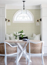 York Balantine Sage Weave Wallpaper