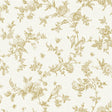 York Nightingale Wheat Floral Trail Wallpaper