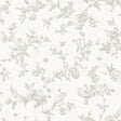 York Nightingale Taupe Floral Trail Wallpaper