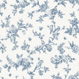 York Nightingale Navy Floral Trail Wallpaper