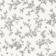York Nightingale Charcoal Floral Trail Wallpaper