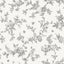 York Nightingale Charcoal Floral Trail Wallpaper