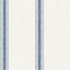 York Linette Navy Fabric Stripe Wallpaper