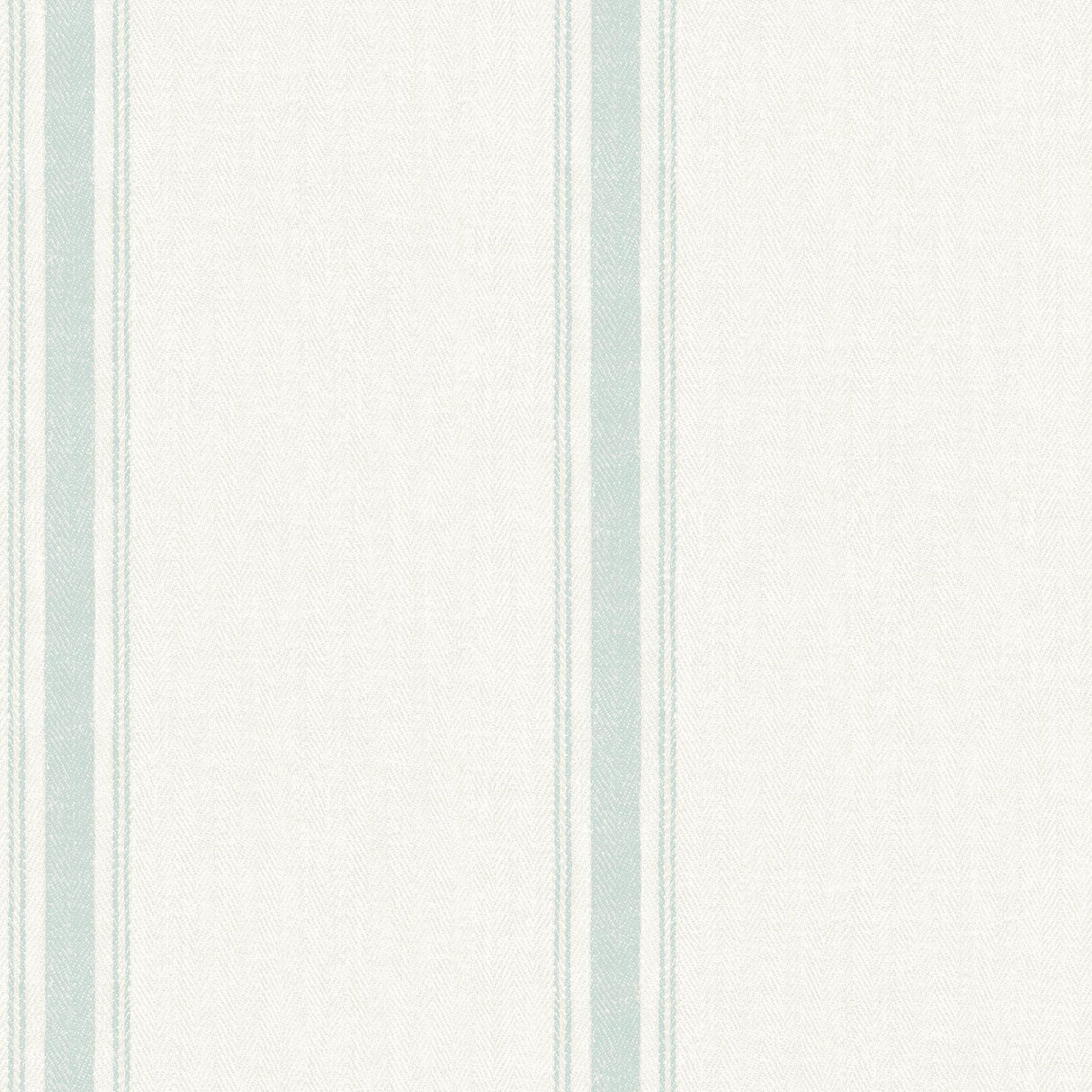 York Linette Seafoam Fabric Stripe Wallpaper