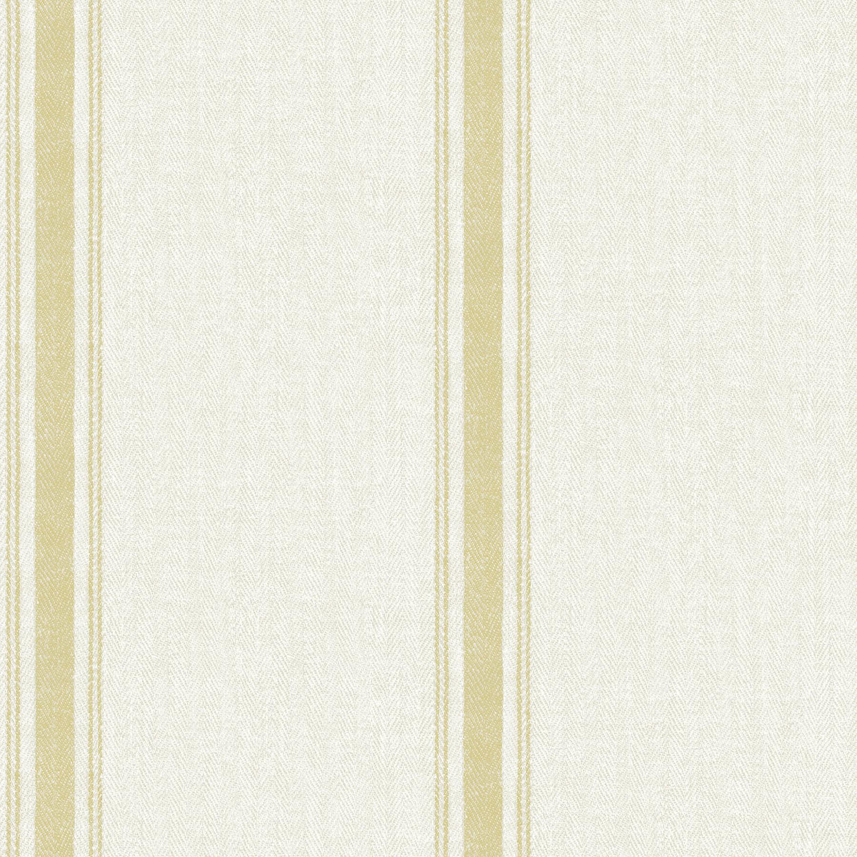 York Linette Wheat Fabric Stripe Wallpaper