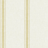 York Linette Wheat Fabric Stripe Wallpaper