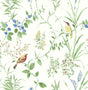 York Imperial Garden Green Botanical Wallpaper