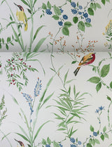 York Imperial Garden Green Botanical Wallpaper