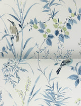 York Imperial Garden Blueberry Botanical Wallpaper