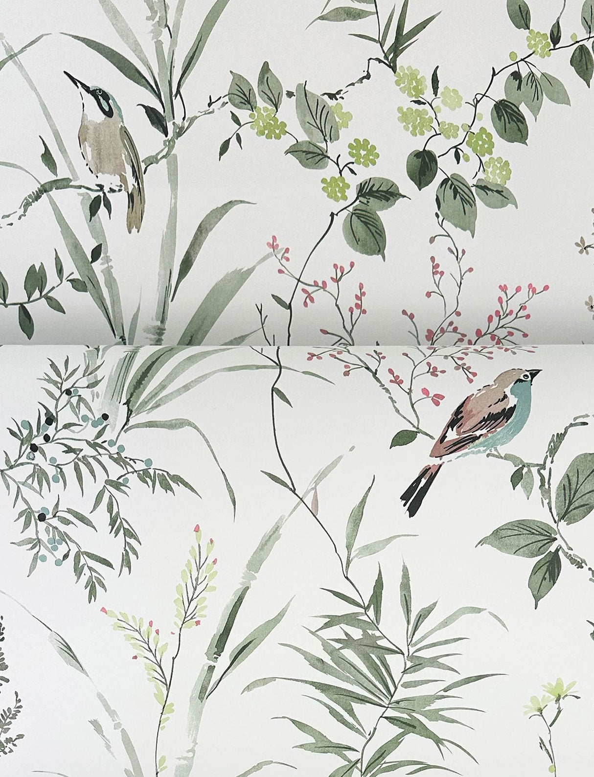 York Imperial Garden Moss Botanical Wallpaper