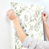 York Imperial Garden Moss Botanical Wallpaper