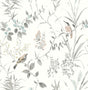 York Imperial Garden Neutral Botanical Wallpaper