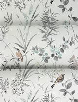 York Imperial Garden Neutral Botanical Wallpaper