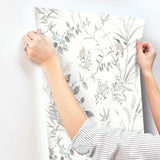 York Imperial Garden Neutral Botanical Wallpaper