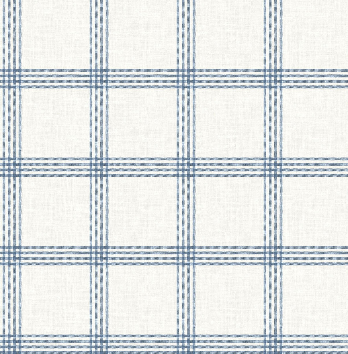 York Twain Denim Plaid Wallpaper