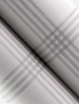York Twain Light Grey Plaid Wallpaper