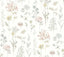 York Bergamot Pastel Wildflower Wallpaper