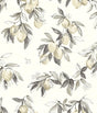 York Lemonade Grey Citrus Wallpaper