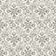York Marjoram Black Floral Tile Wallpaper