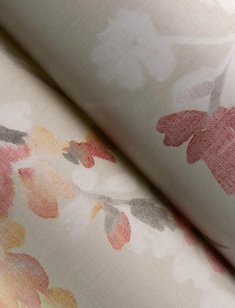 York Azalea Ruby Floral Branches Wallpaper