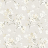 York Azalea Neutral Floral Branches Wallpaper