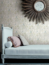 York Azalea Light Grey Floral Branches Wallpaper