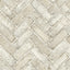York Canelle Taupe Brick Herringbone Wallpaper