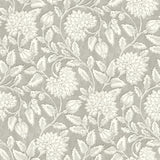 York Vadouvan Grey Jacobean Trail Wallpaper