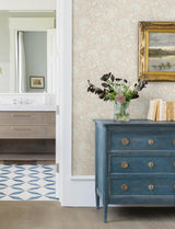 York Vadouvan Blush Jacobean Trail Wallpaper