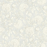 York Vadouvan Light Blue Jacobean Trail Wallpaper