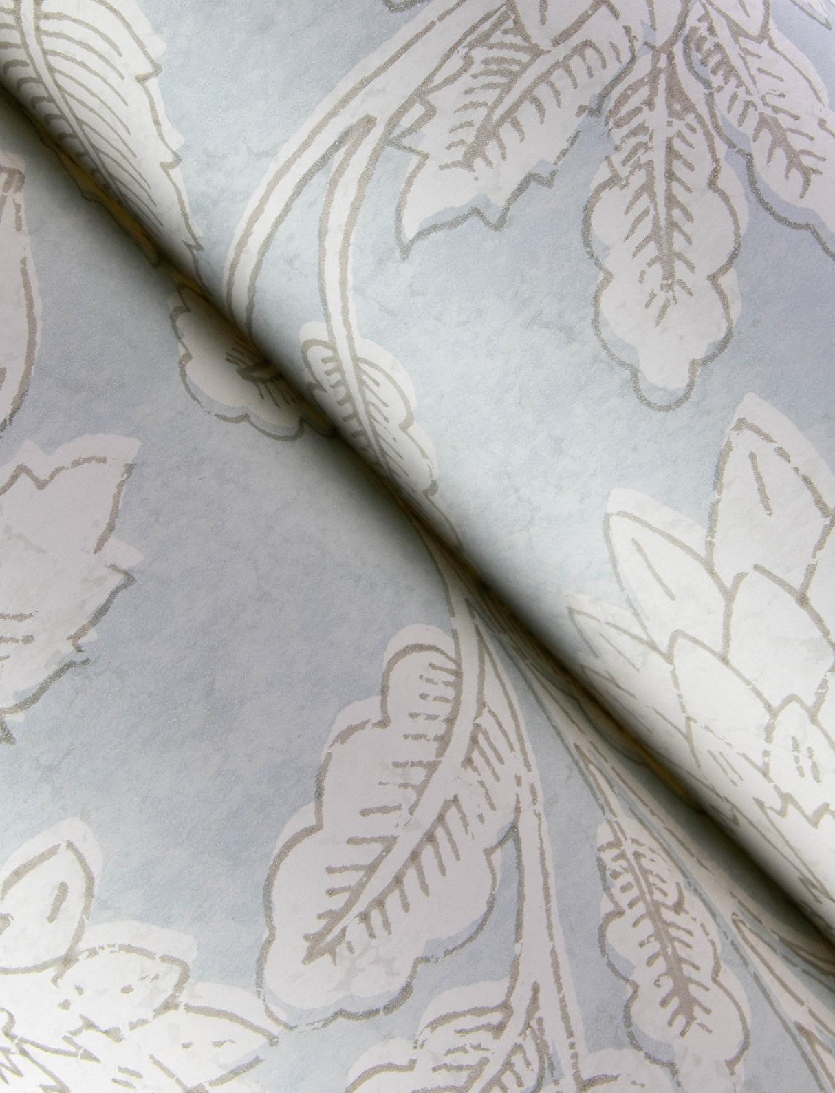 York Vadouvan Light Blue Jacobean Trail Wallpaper