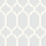 York Chervil Sky Blue Trellis Wallpaper