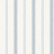 York Lovage Blue Linen Stripe Wallpaper