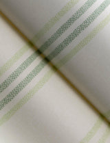 York Lovage Green Linen Stripe Wallpaper