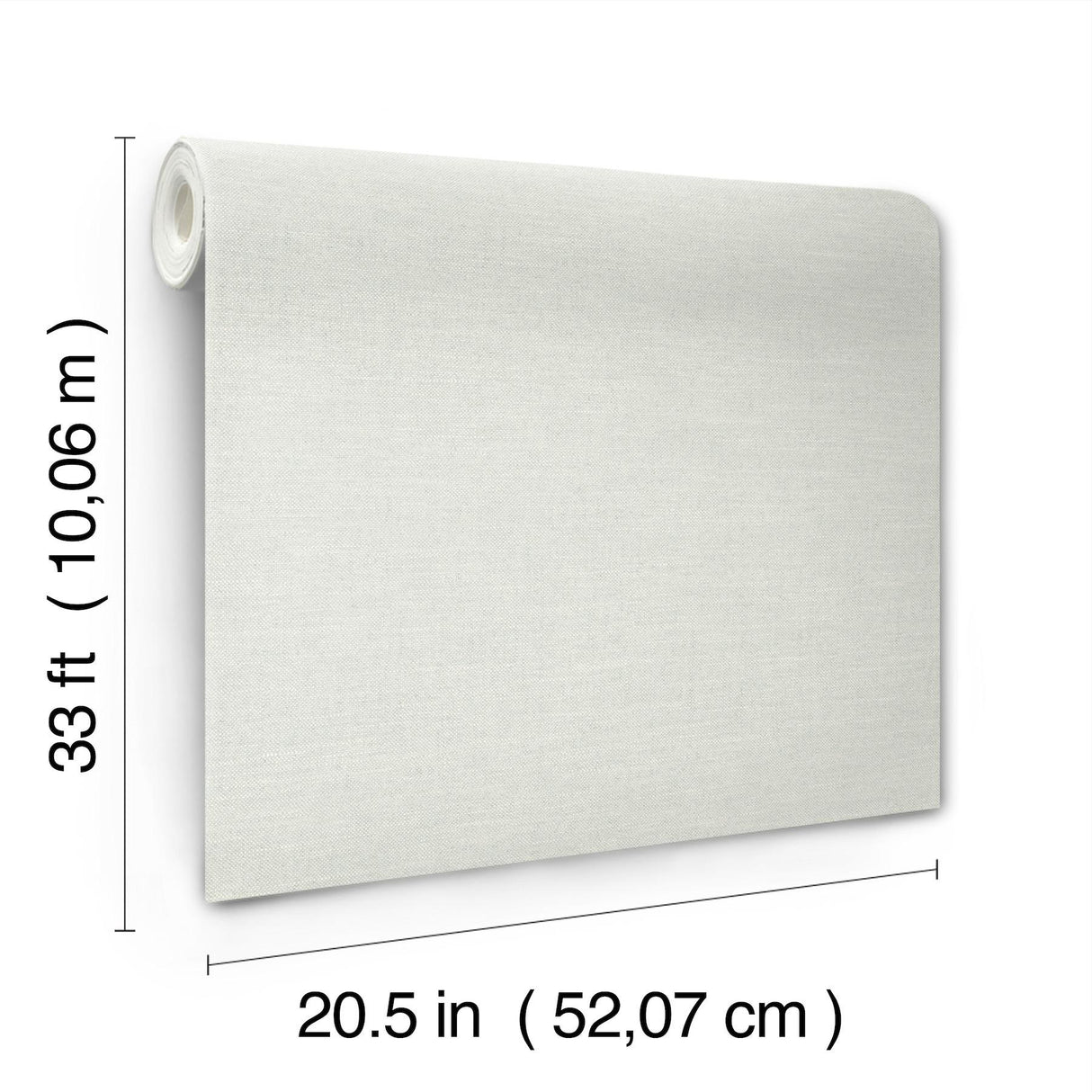 York Chambray Light Blue Fabric Weave Wallpaper