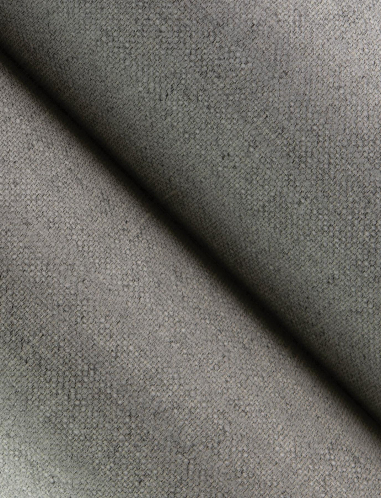 York Chambray Grey Fabric Weave Wallpaper