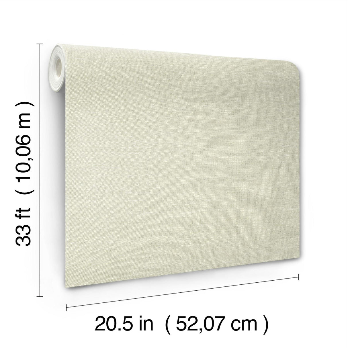 York Chambray Sage Fabric Weave Wallpaper