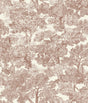 York Spinney Red Toile Wallpaper