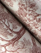 York Spinney Red Toile Wallpaper