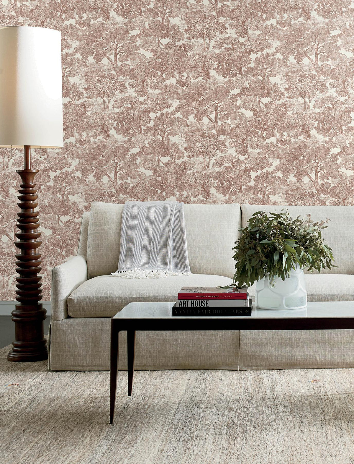 York Spinney Red Toile Wallpaper – DecoratorsBest