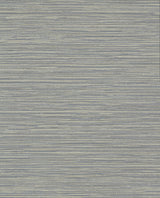 York Leicester Slate Metallic Stripe Wallpaper