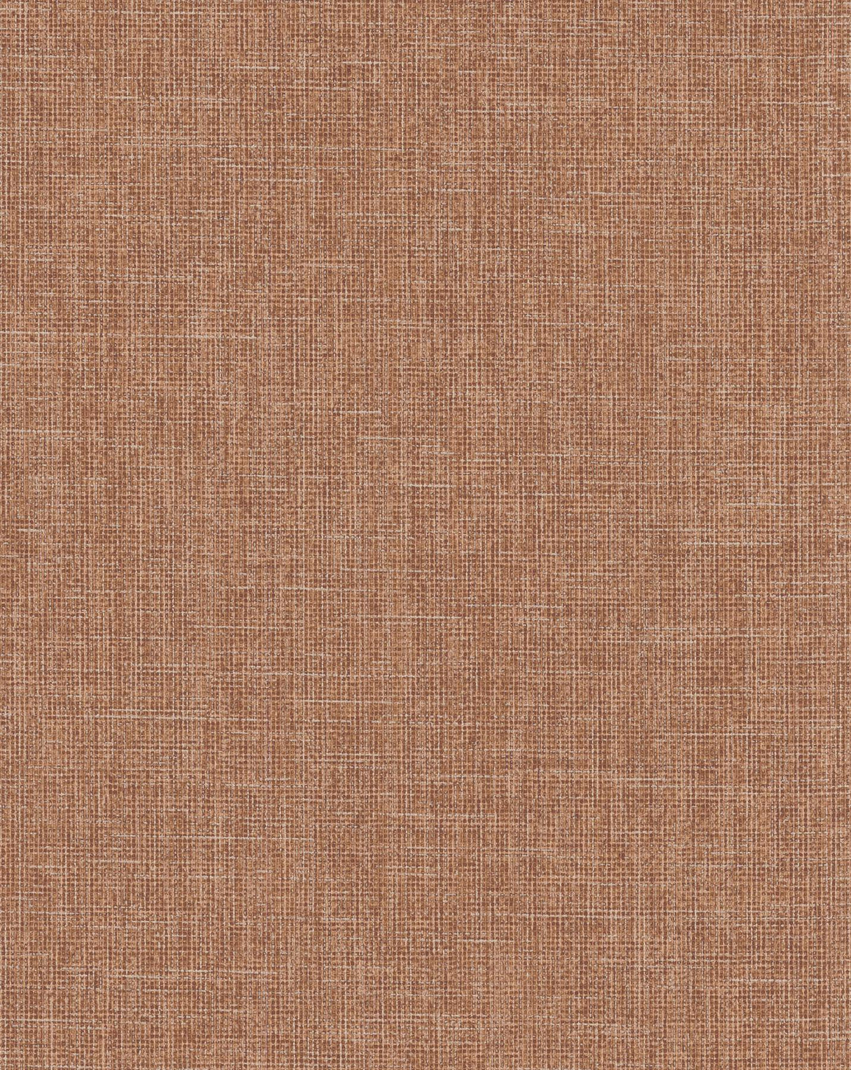 York Broadwick Rust Faux Linen Wallpaper